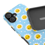 Sunny Daisy MagSafe Compatible Magnetic Phone Case — Impact-Resistant Cover