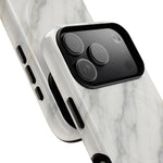 Classic White Marble iPhone Case with MagSafe  Shamo's