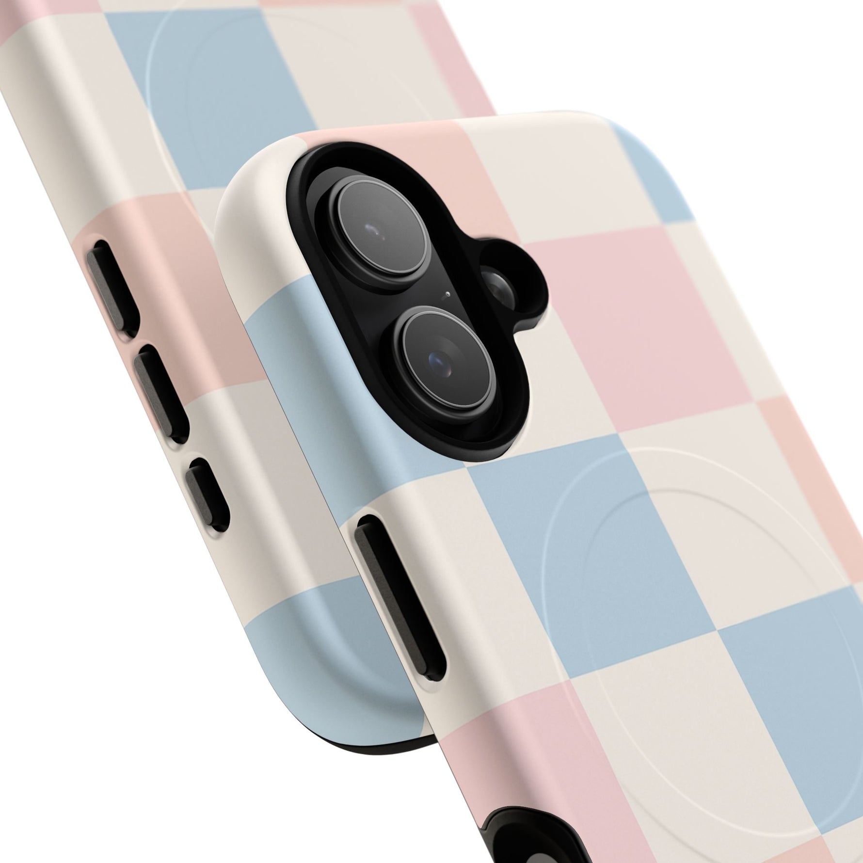 Pastel Checkerboard Pattern iPhone Cases - MagSafe - Shamo's