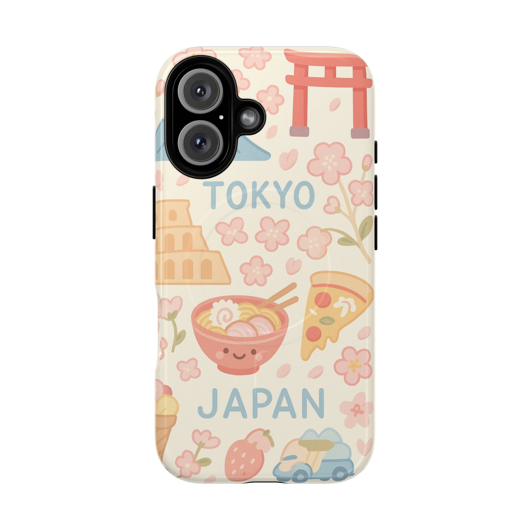 Tokyo Travel iPhone Case - Cute Japan Design | MagSafe - Shamo's