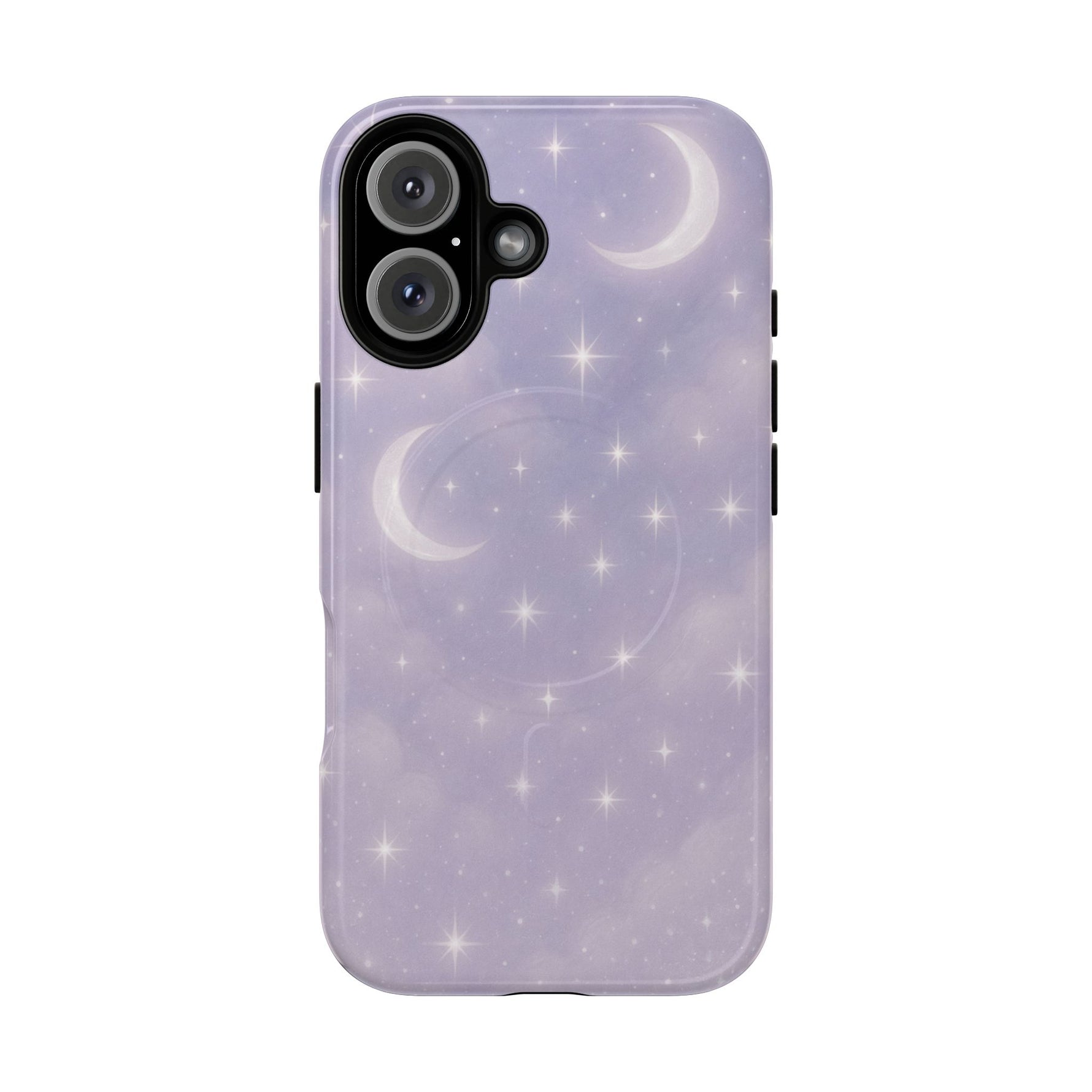 Celestial Lavender iPhone Case — Moon & Stars MagSafe Compatible - Shamo's