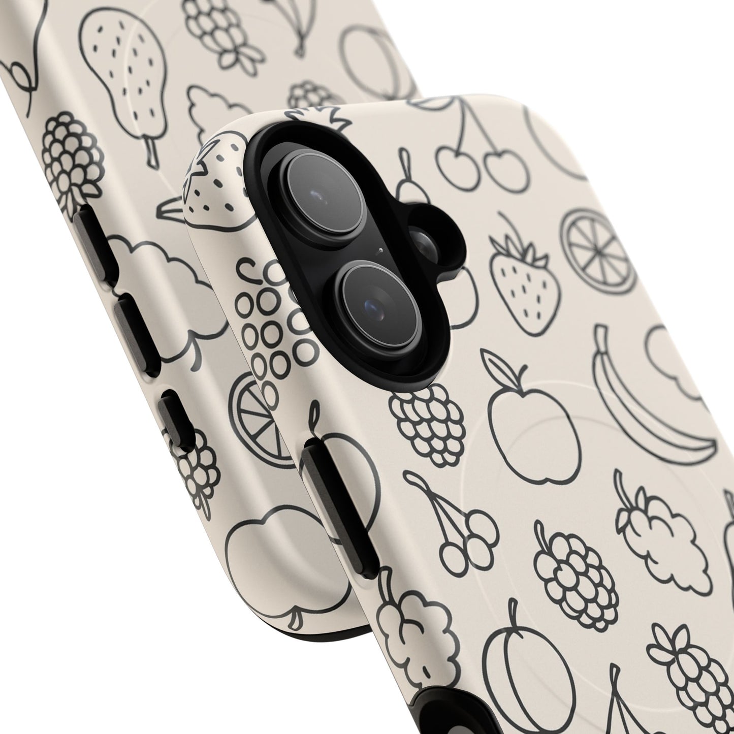 Fruit Pattern Tough iPhone Case | Compatible with MagSafe