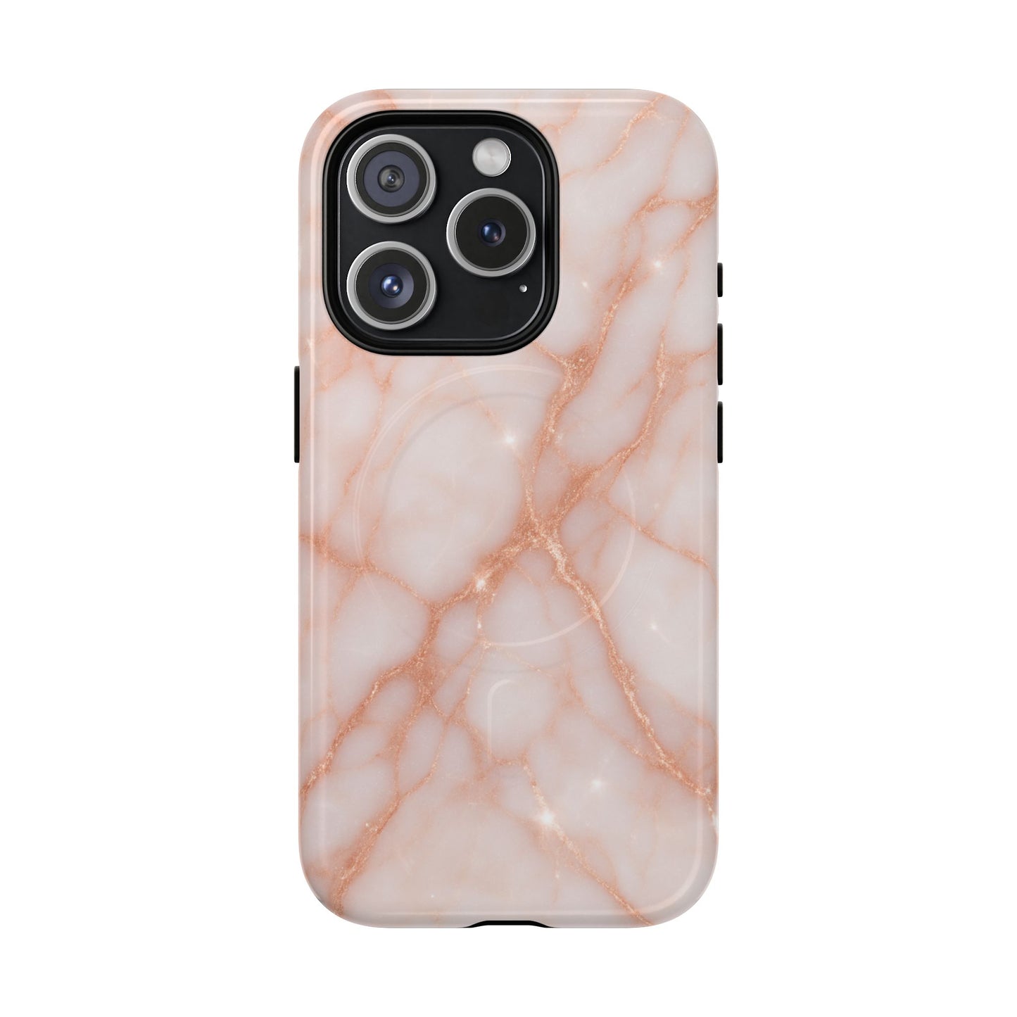 Rose Gold Glam iPhone Case with MagSafe - Shamo's