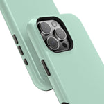 Frosted Mint MagSafe Compatible Impact-Resistant iPhone Case