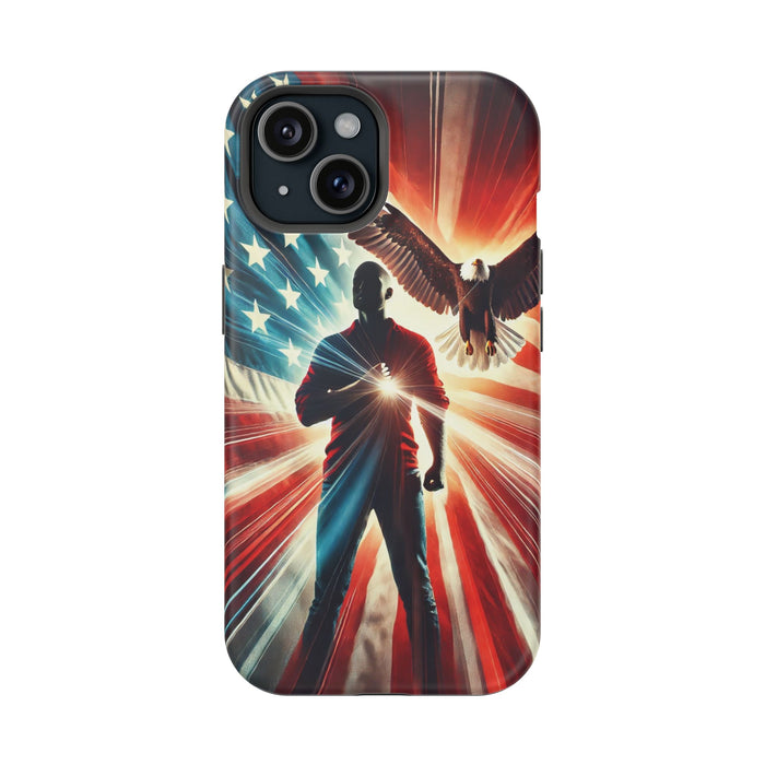 Magnetic Tough Phone Case with MagSafe Compatibility - Proud American Design Edition