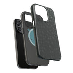 Dark Carbon Fiber Texture Magnetic Impact-Resistant iPhone Case | MagSafe compatible  Shamo's