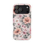 Floral Impact-Resistant Magnetic Phone Case