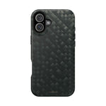 Dark Carbon Fiber Texture Magnetic Impact-Resistant iPhone Case | MagSafe compatible - iPhone 16 Plus / Matte - Shamo's