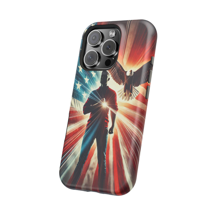 Magnetic Tough Phone Case with MagSafe Compatibility - Proud American Design Edition