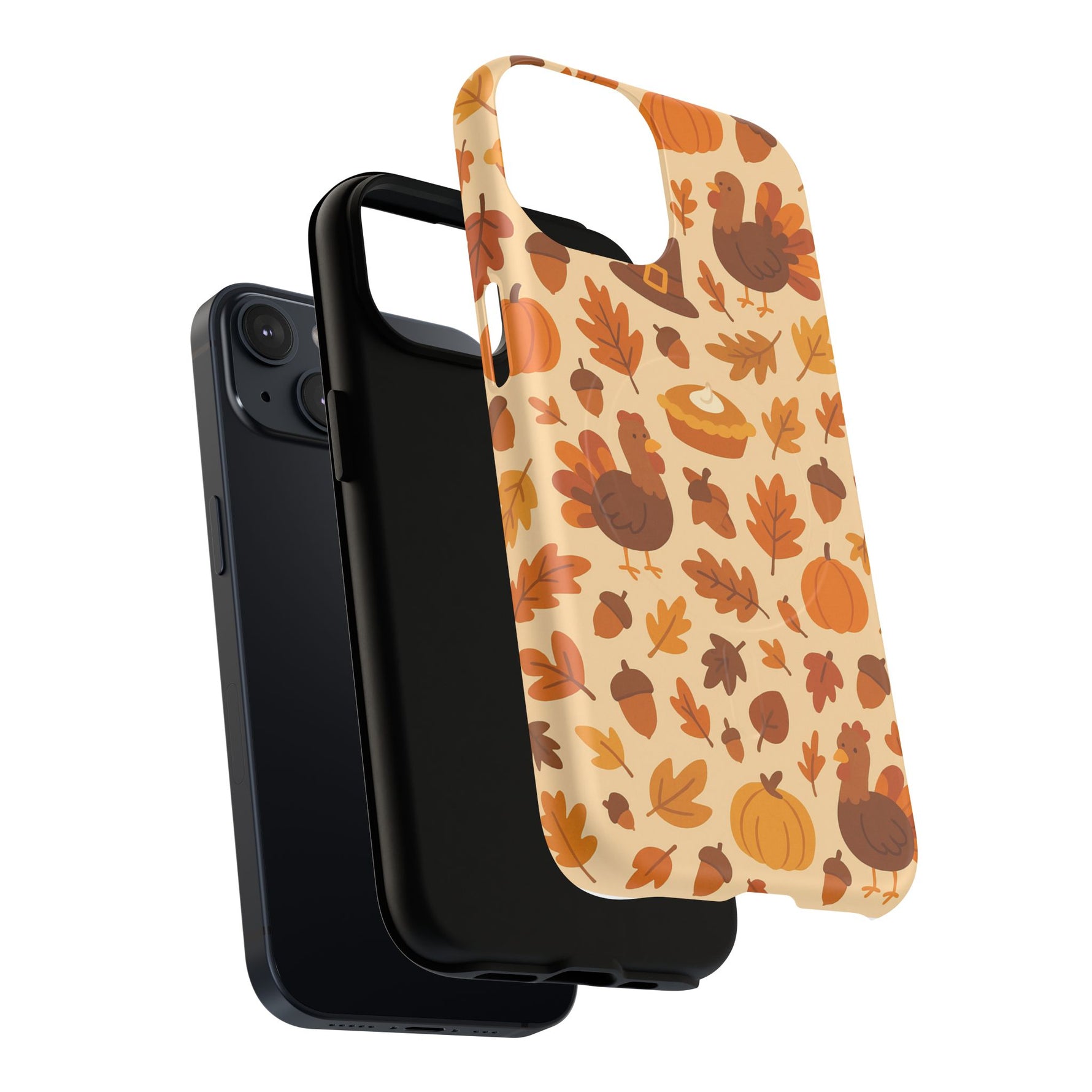Thanksgiving-Themed Tough Magnetic iPhone Case | Compatible with MagSafe - Shamo's