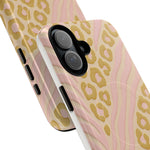 Pink Gold Leopard iPhone Case compatible with MagSafe  Shamo's