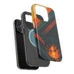 “Geometry of Becoming” Abstract iPhone MagSafe Case — Magnetic Impact-Resistant  Shamo's