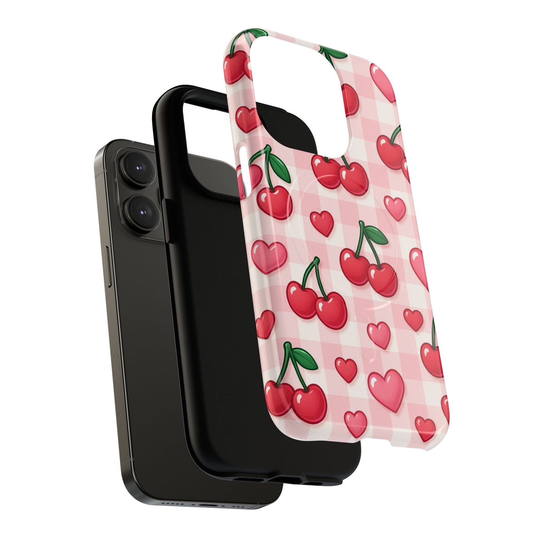 Y2K Cherries & Hearts iPhone Case | MagSafe - Shamo's