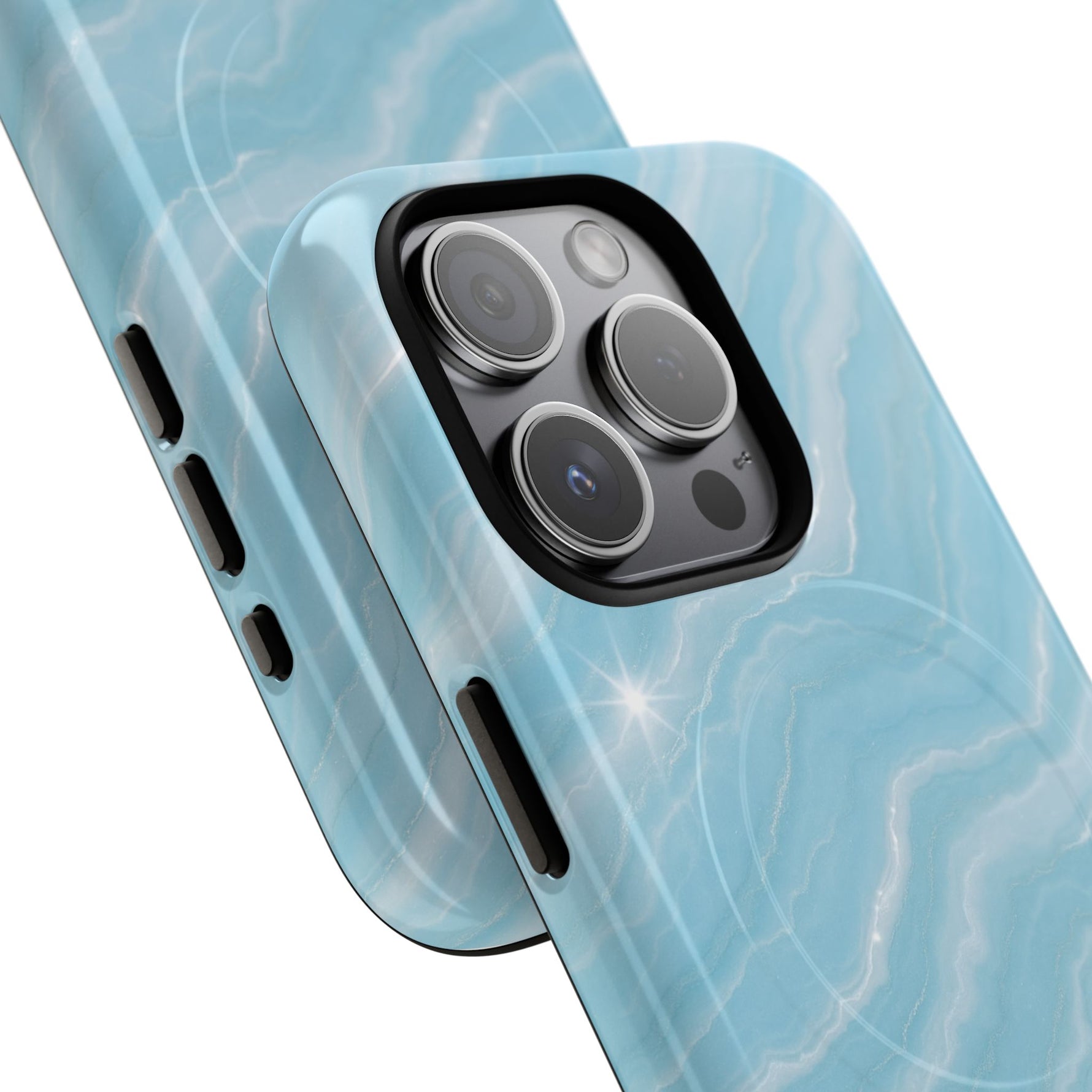 Sky Glow Marble iPhone Case with MagSafe - Shamo's