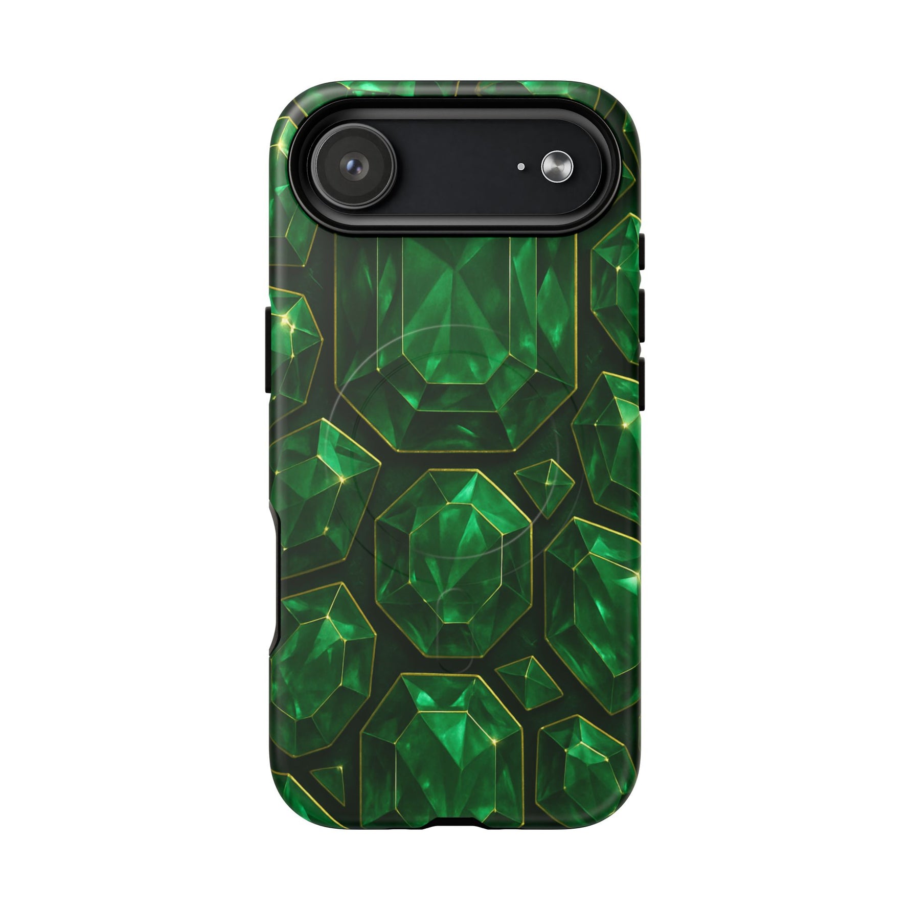 Luxury Series Emerald Gem iPhone Case with MagSafe - Shamo's