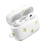 AirPods Case, French Petite Yellow Floral Protective Cover