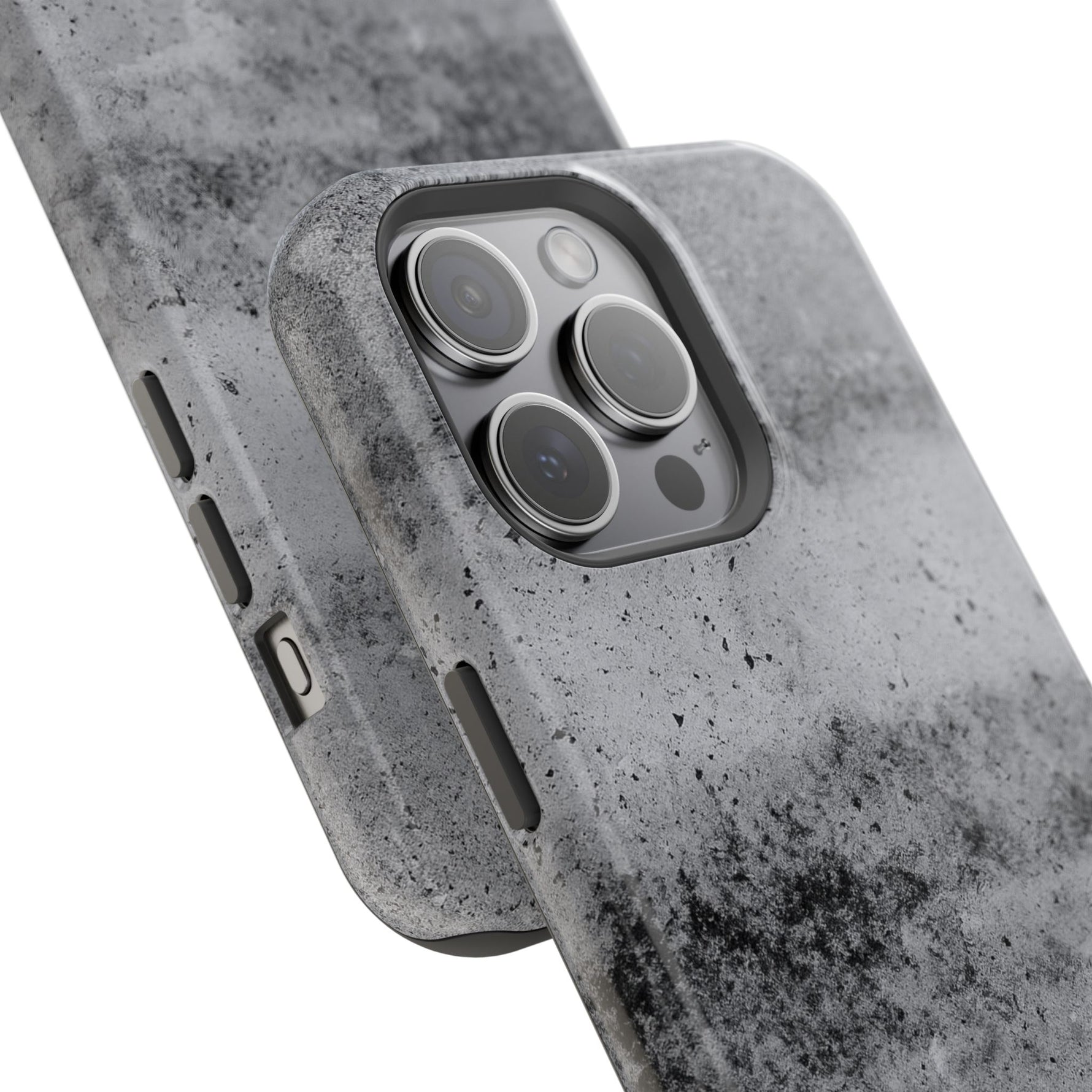 Concrete Pattern iPhone Case with Magsafe Compatibility