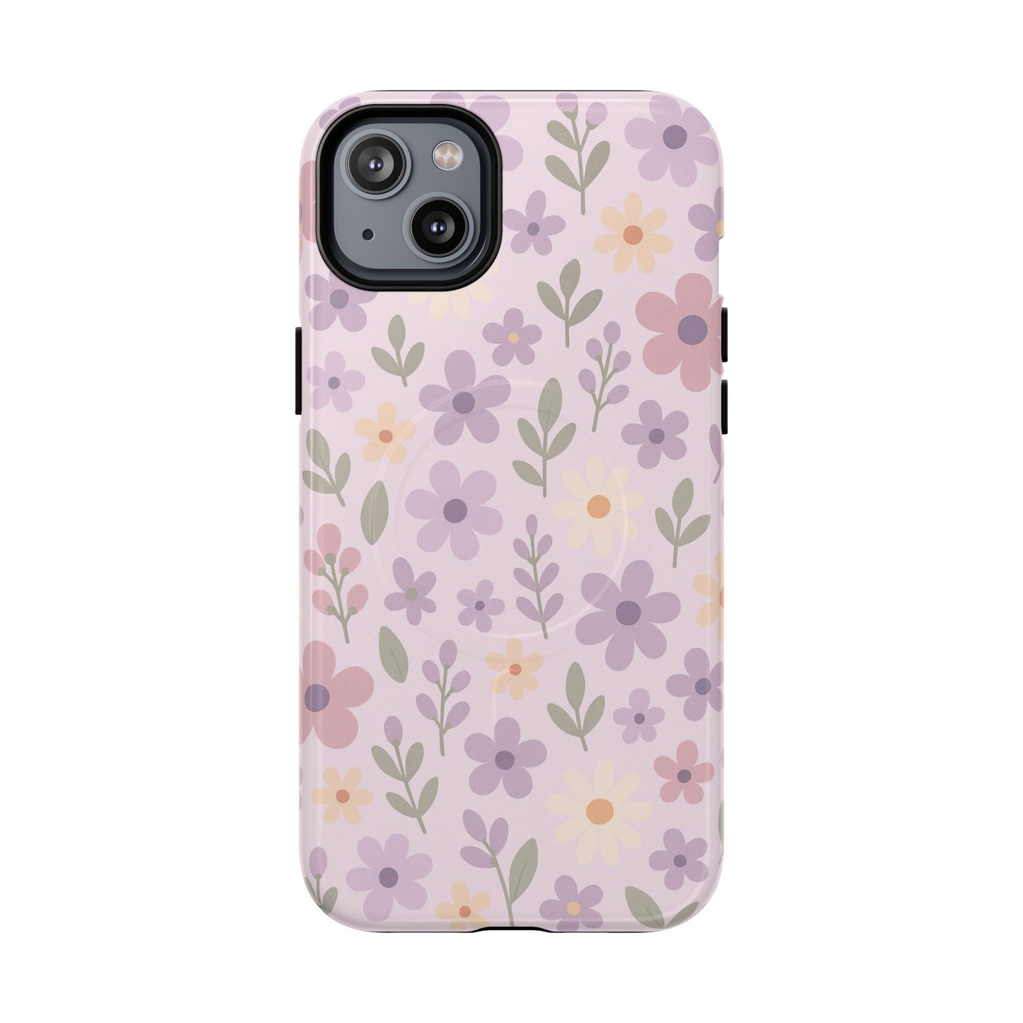 Floral Magnetic | Compatible with MagSafe Phone Case - Stylish and Durable Protection