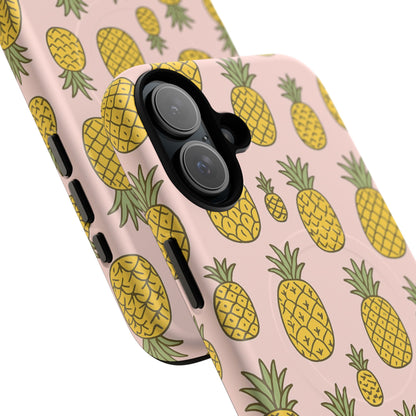Pineapple Pattern Fruit Case for iPhone | MagSafe Compatible