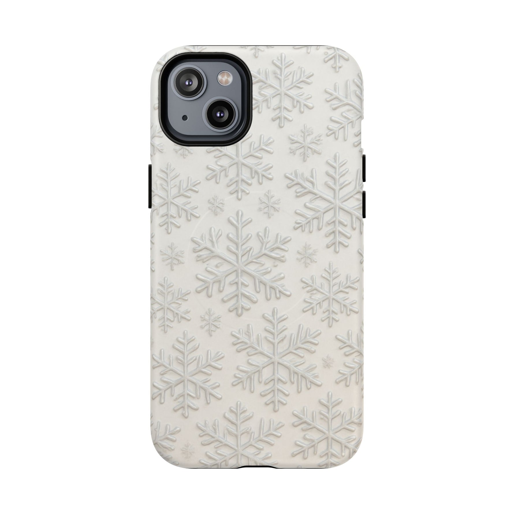 Snowflake Texture iPhone Case compatible with MagSafe - Shamo's