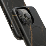 Black & Gold Marble iPhone Case with MagSafe  Shamo's