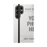 Personalized Flip Wallet Phone Case – Custom Photo & Text Wallet Cover