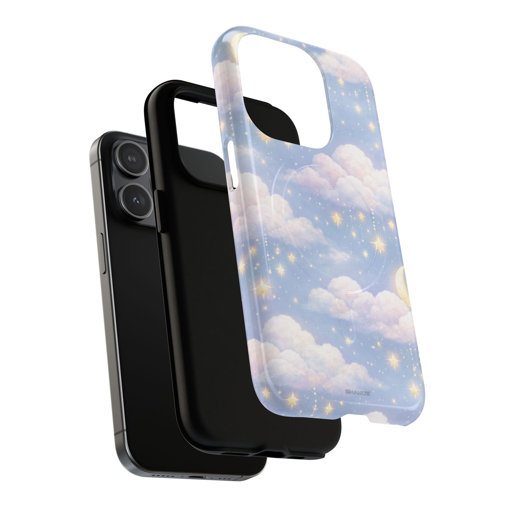 Starlit Clouds i Phone Case with MagSafe - iPhone 17 / Glossy - Shamo's