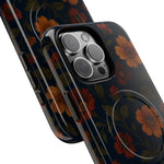 Floral Night Velvet iPhone Case - Works with MagSafe - Shamo's