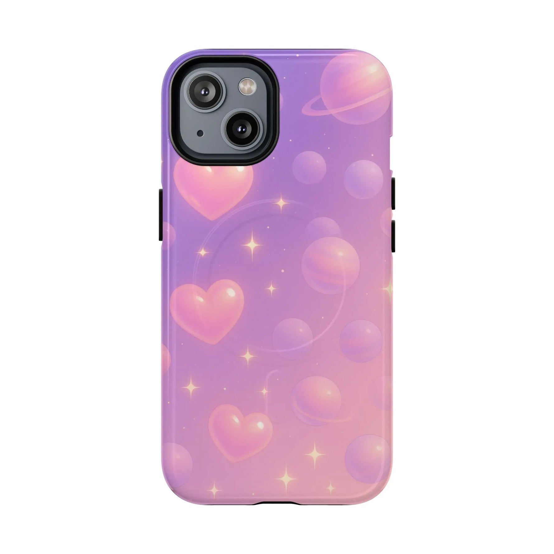 Galactic Hearts iPhone Case with MagSafe - Shamo's