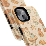 Coffee Cats & Dogs Phone Case with MagSafe  Shamo's