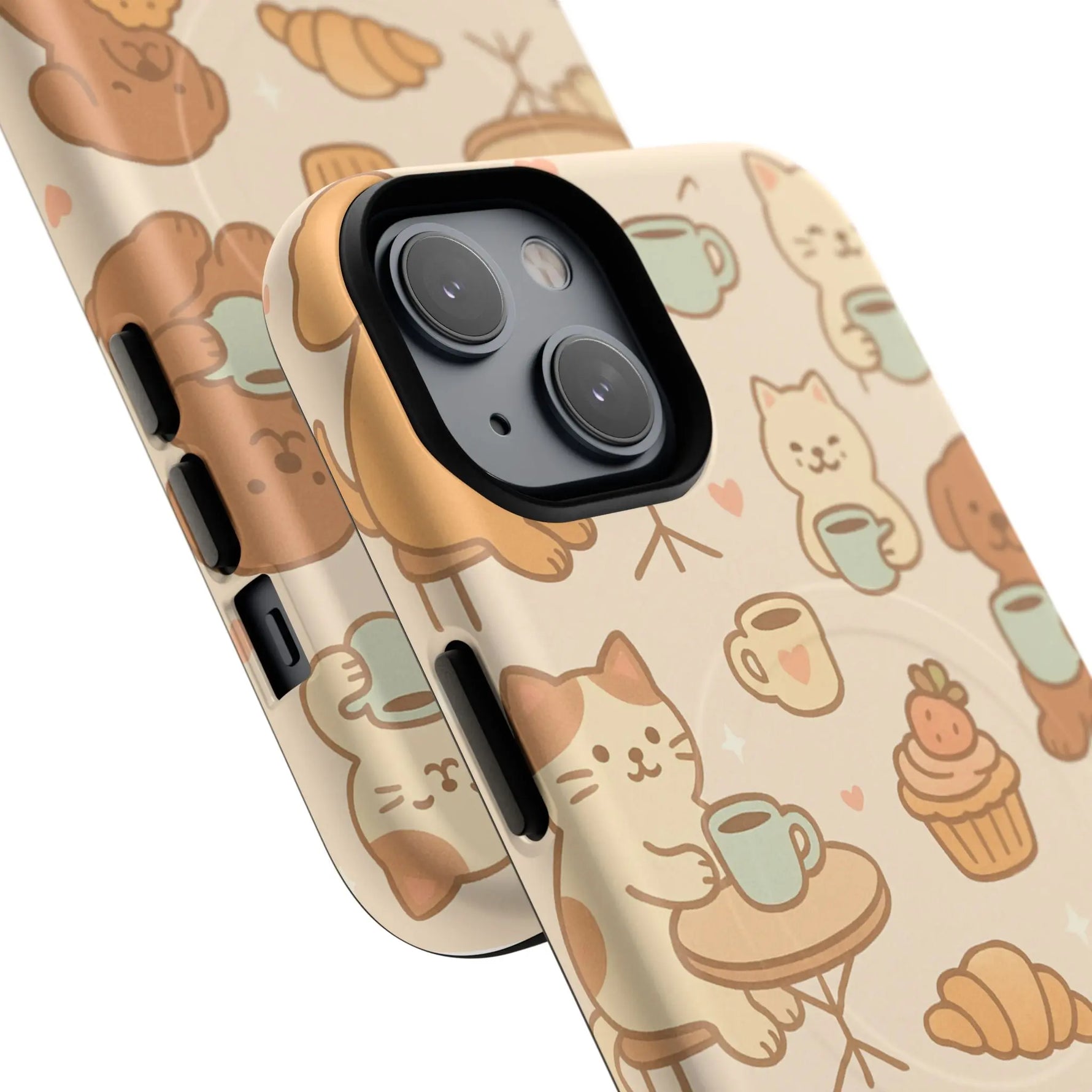 Coffee Cats & Dogs Phone Case with MagSafe  Shamo's