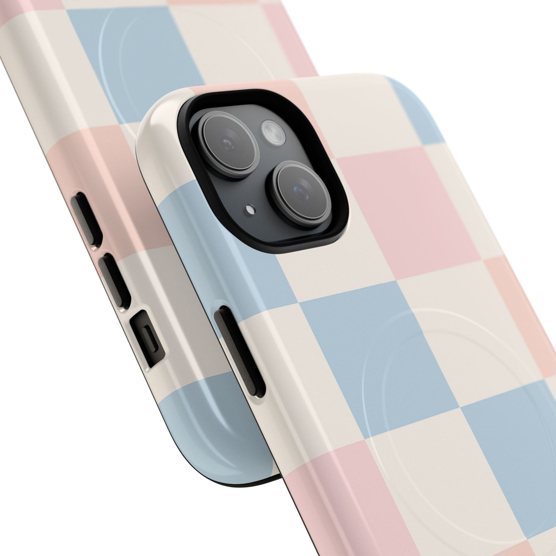 Pastel Checkerboard Pattern iPhone Cases - MagSafe - Shamo's