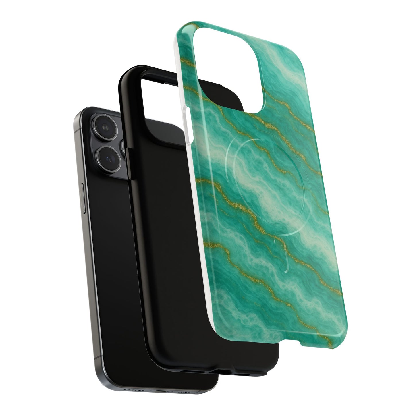 Ocean Marble Flow iPhone Case with MagSafe - Shamo's