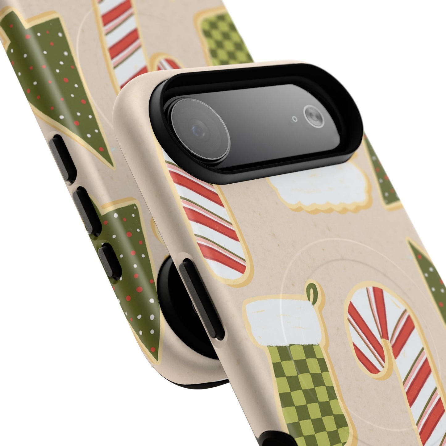 Festive Candy Cane Holiday iPhone Case | MagSafe  Shamo's