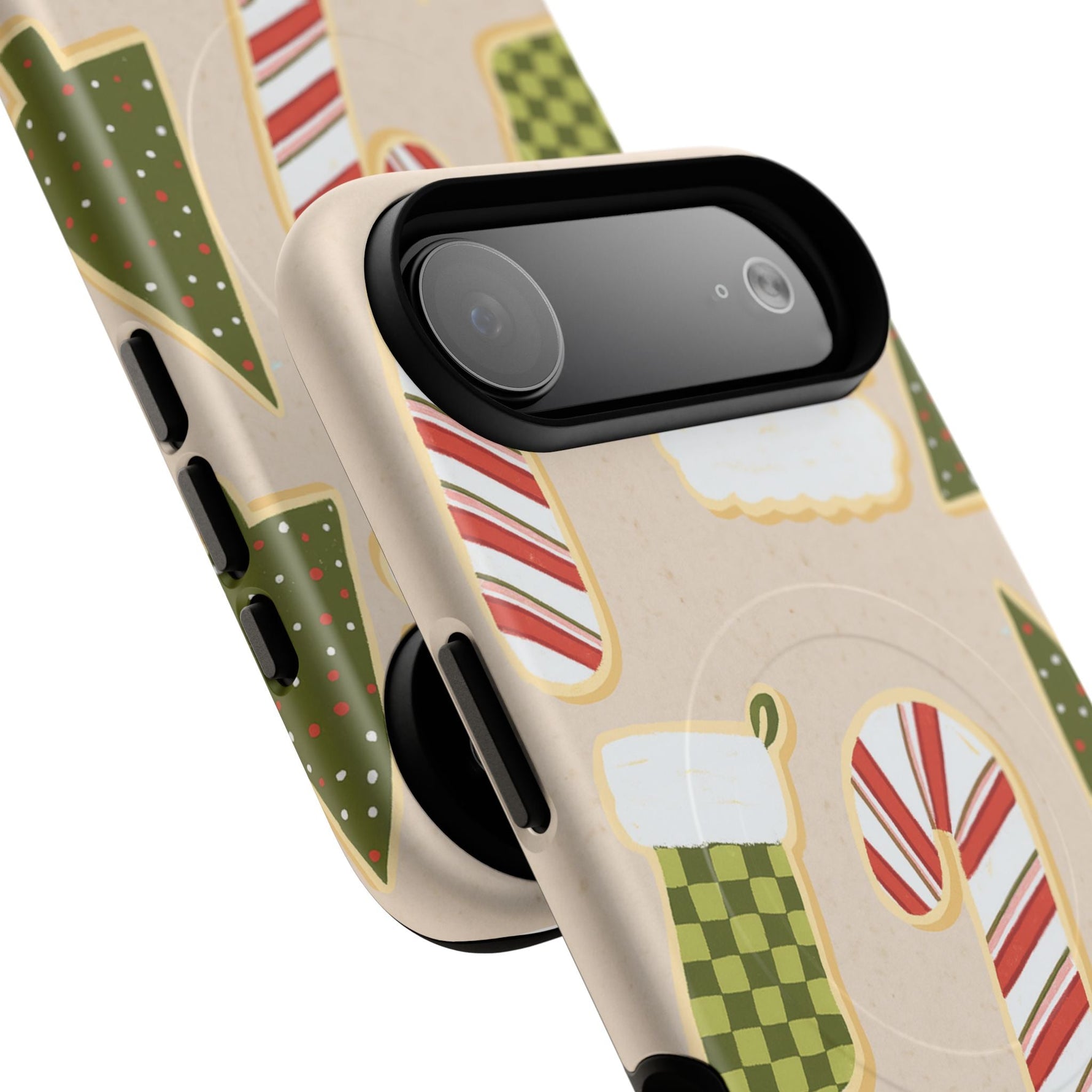 Festive Candy Cane Holiday iPhone Case | MagSafe  Shamo's
