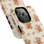 Telefoonhoesje met MagSafe met teddybeer verliefd