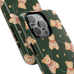 Funda para iPhone con diseño de osito de peluche y corazón (con MagSafe)