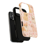 Puppies & Hearts iPhone Case compatible with MagSafe  Shamo's