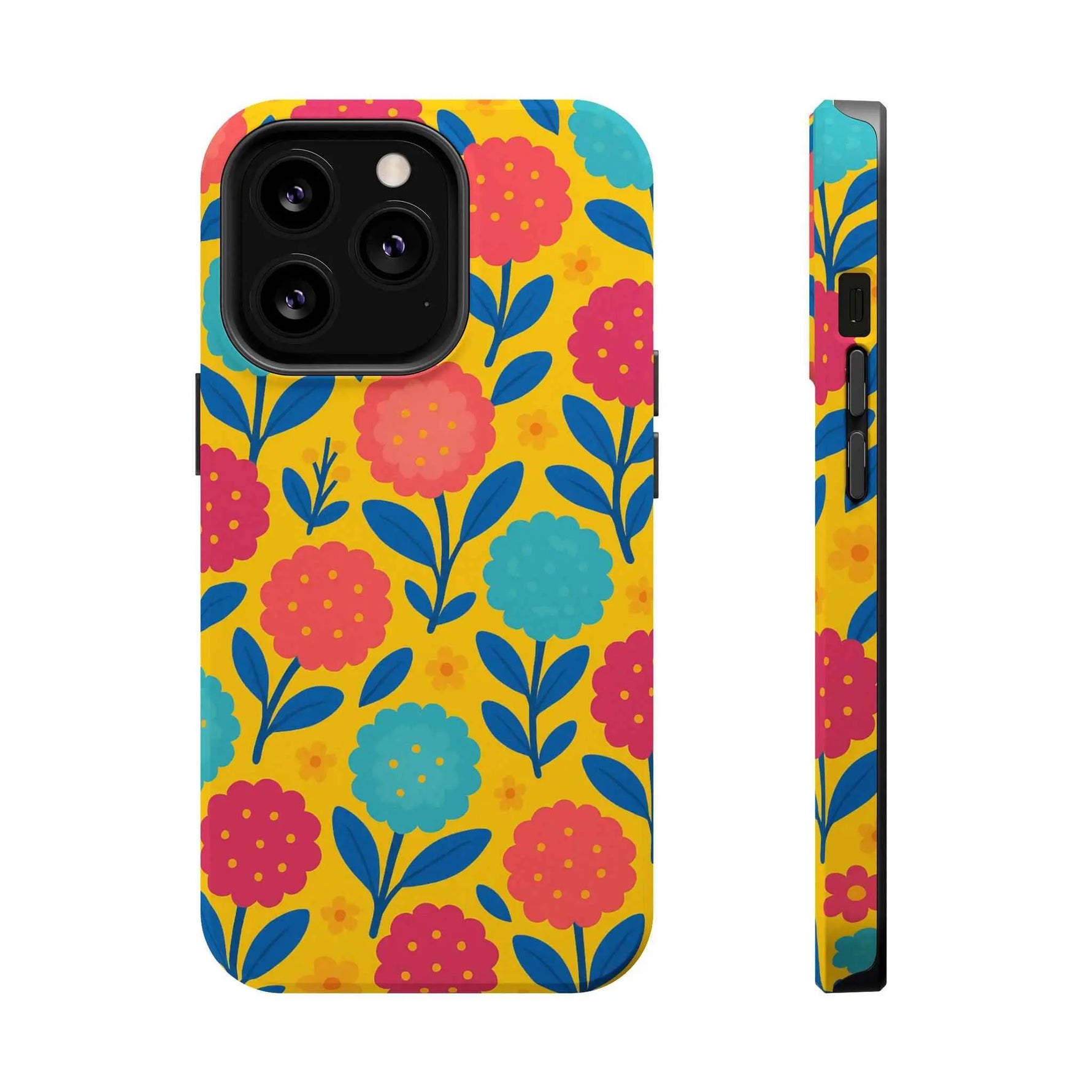 Vibrant Floral MagSafe Phone Case