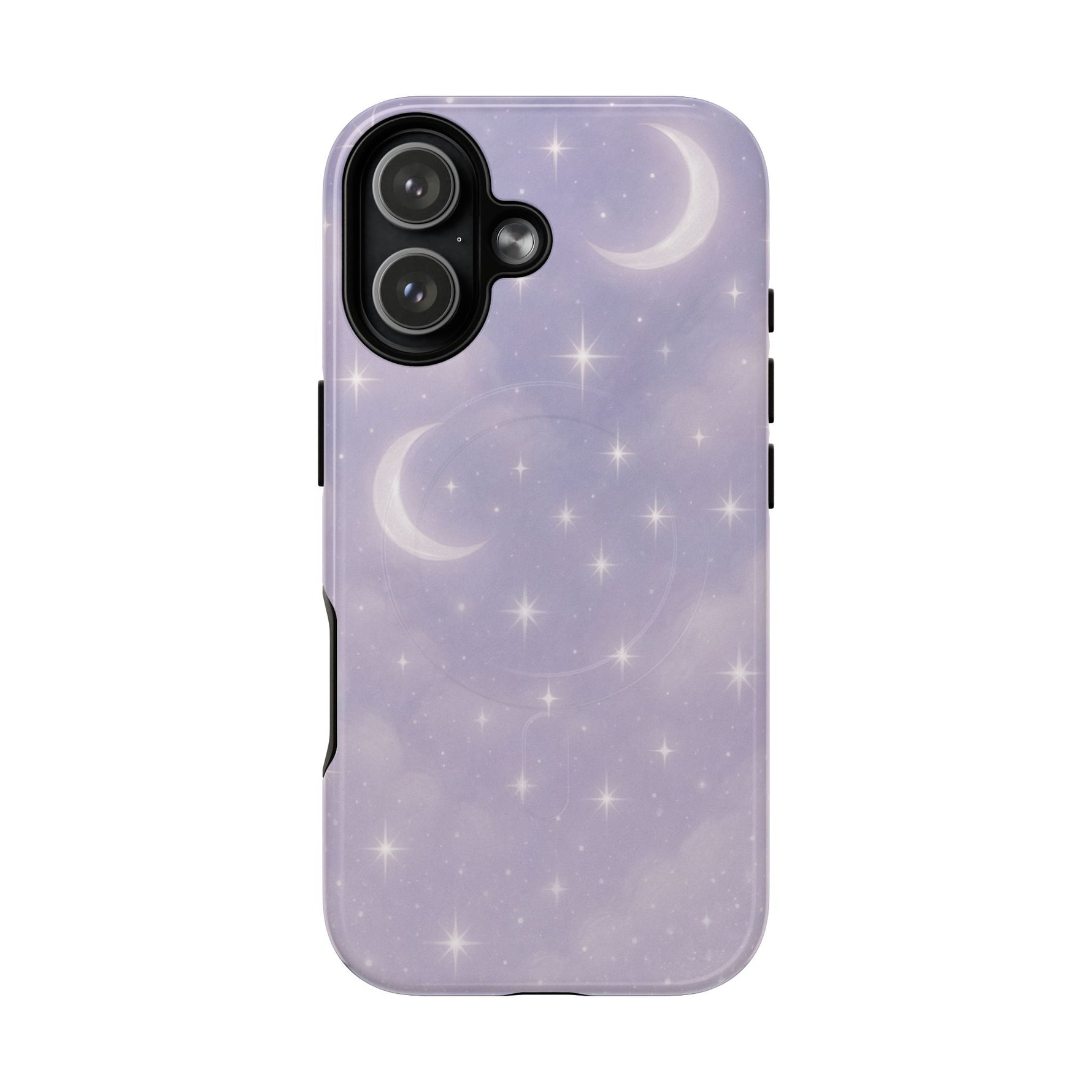 Celestial Lavender iPhone Case — Moon & Stars MagSafe Compatible - Shamo's