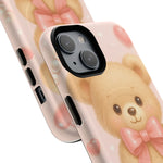 Ribbon Teddy Bear Love iPhone Case with MagSafe  Shamo's