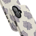 Cute Tiny Hippo Magnetic Impact-Resistant Phone Case