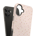 Sparkle Polka Dot Magnetic MagSafe Compatible Impact Phone Case