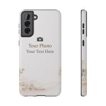 Personalizable Impact-Resistant Phone Case — Add Photo & Text - Samsung Galaxy S21 Plus / Glossy / Without gift packaging - Shamo's