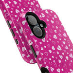 Broken Heart Hot Pink Impact-Resistant iPhone Case | MagSafe - iPhone 17 / Glossy - Shamo's