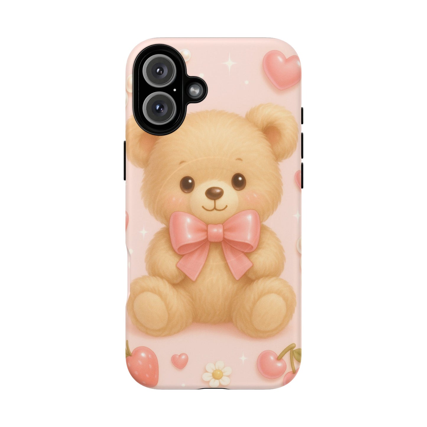 Ribbon Teddy Bear Love iPhone Case with MagSafe