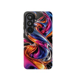 Liquid Aurora MagSafe Phone Case – Colorful Chrome-Effect Swirls | Glossy