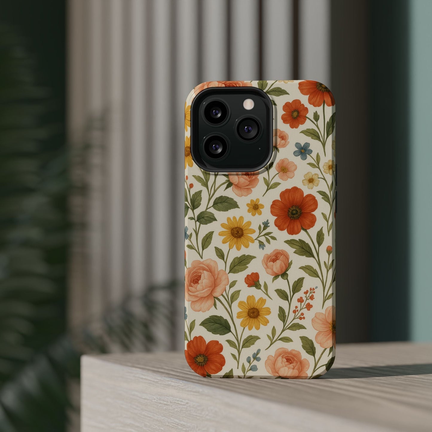 Floral Vintage Garden iPhone Case — with MagSafe  Shamo's