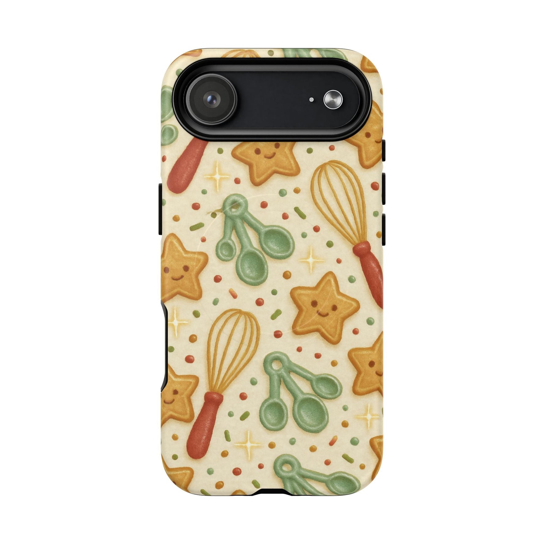 Baking Holiday iPhone Case — Cute Whisk & Cookie Pattern | compatible with MagSafe  Shamo's iPhone 17 Air / Matte