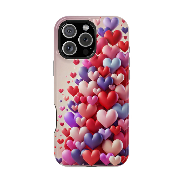 Shamo's Phone Case | MagSafe Compatible | Love Hearts Theme for iPhone 17 and more